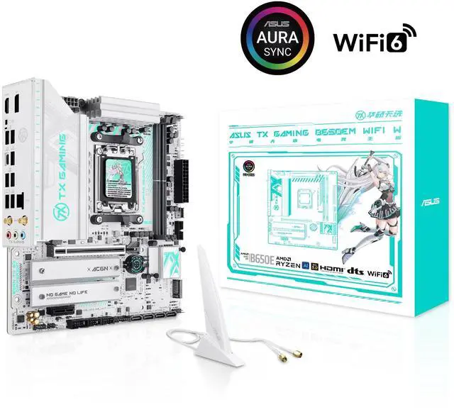 Alt view image 7 of 7 - ASUS TX GAMING B650EM WIFI W Motherboard & AMD Ryzen 9 9900X CPU Combo, AMD Socket AM5 for AMD Ryzen 9000 & 8000 & 7000 Series Desktop Processors*
