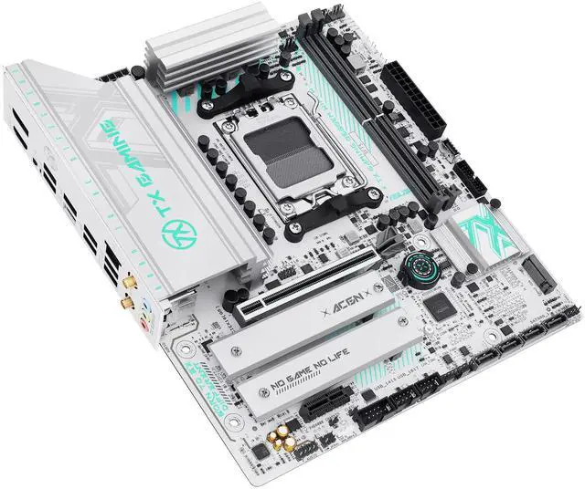 Alt view image 6 of 7 - ASUS TX GAMING B650EM WIFI W Motherboard & AMD Ryzen 9 9950X3D CPU Combo, AMD Socket AM5 for AMD Ryzen 9000 & 8000 & 7000 Series Desktop Processors*