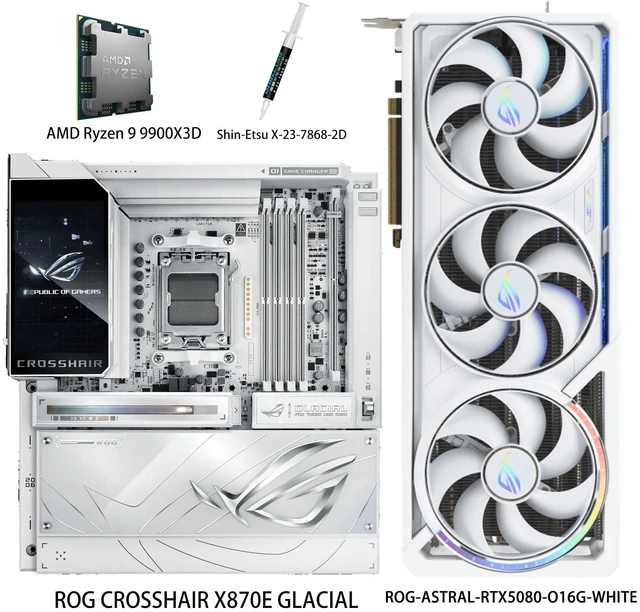 ASUS GPU& Motherboard &Thermal paste & CPU Combo, ROG-ASTRAL-RTX5080 ...