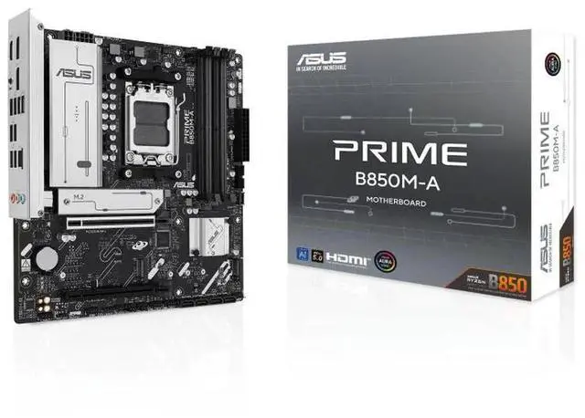 Alt view image 7 of 7 - ASUS GPU& Motherboard &Thermal paste & CPU Combo, PRIME-RTX5070-O12G Graphics Card, PRIME B850M-A Motherboard, AMD Ryzen 9 9900X CPU,for Powering Advanced AI PC