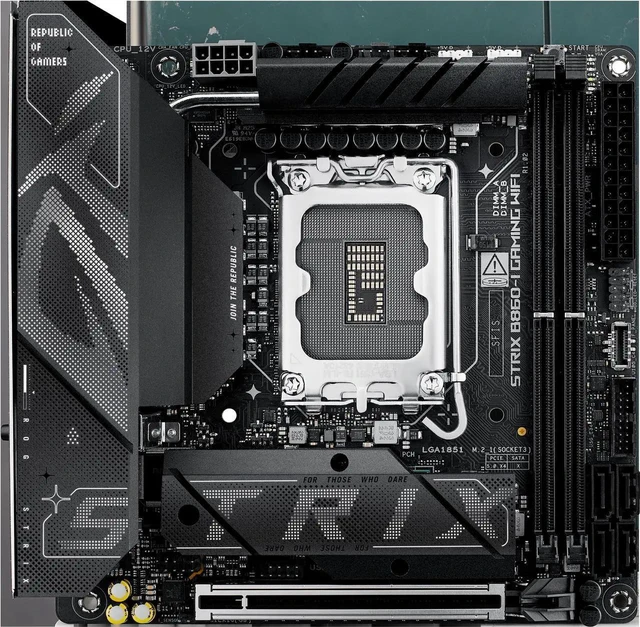ASUS ROG STRIX B860-I GAMING WIFI Motherboard & Intel Ultra 9 285K