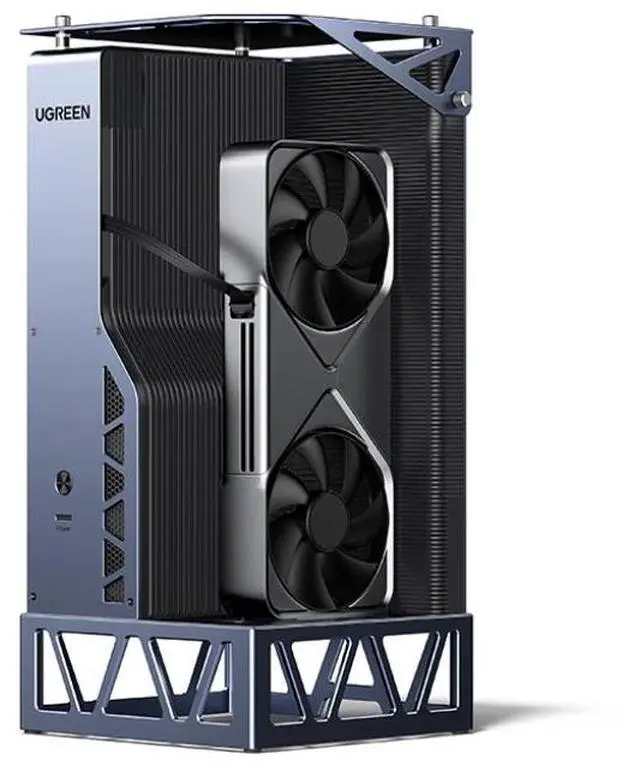 Main image of UGREEN LinkStation CM980 eGPU Dock, OCuLink 64Gbps & USB4/Thunderbolt 4, 850W ATX 3.1 Gold PSU, Native 12VHPWR, Supports RTX 50/40 AMD Radeon, for Laptop Handheld Mini PC AI Workstation