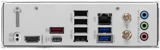 Alt view image 2 of 5 - MSI B840M GAMING PLUS WIFI6E motherboard supports CPUs 9700X/9600X/7500F (AMD B840/AM5 interface)