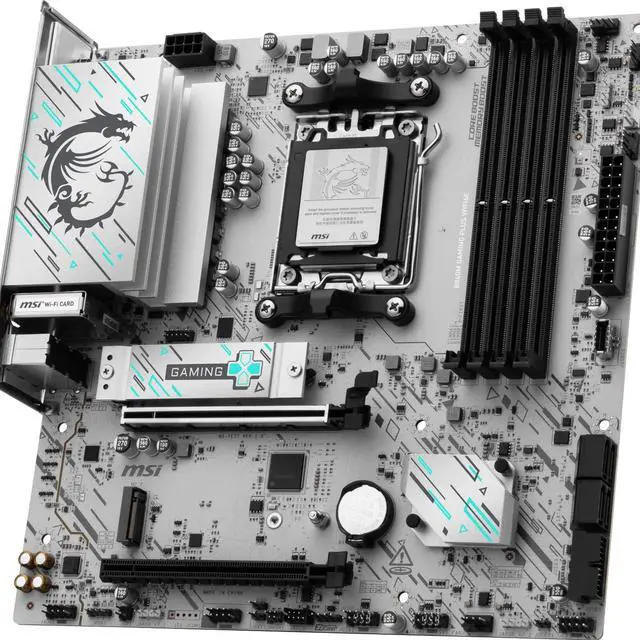 Alt view image 5 of 5 - MSI B840M GAMING PLUS WIFI6E motherboard supports CPUs 9700X/9600X/7500F (AMD B840/AM5 interface)