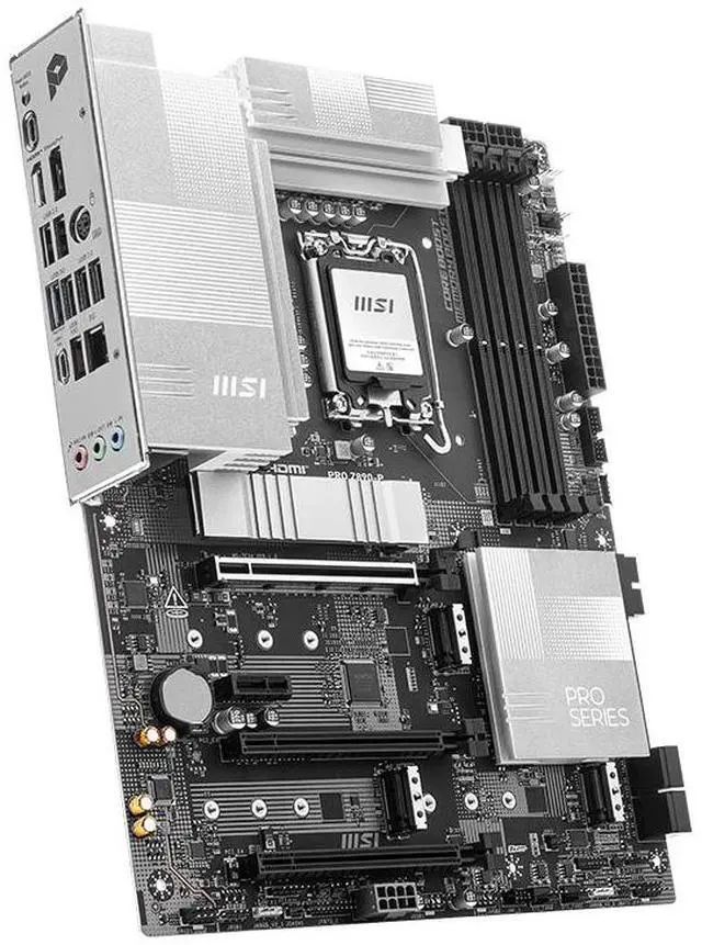 Alt view image 3 of 5 - MSI PRO Z890-P computer motherboard, 5G network port, Thunderbolt 4 support, CPU 285K/265K/265KF (Intel Z890/LGA 1851)