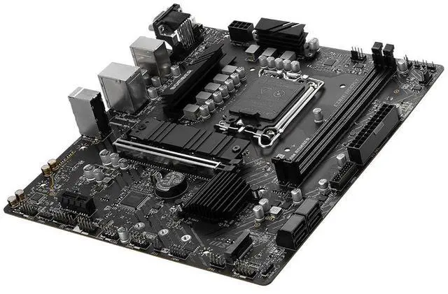 Alt view image 2 of 5 - MSI B760M BOMBER DDR5 computer motherboard, supporting CPUs 13490F/14600KF/14490F (Intel B760/LGA 1700)