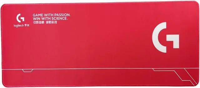 Main image of Logitech DESK MAT Large Fine Surface gaming Mouse Pad, 31.5*12*0.2 in, Long Thickened, Non-Slip Rubber Backing, Low Friction, 80cm*30cm*0.3cm, F005-1-red