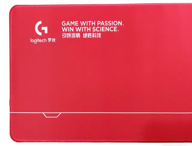 Alt view image 4 of 7 - Logitech DESK MAT Large Fine Surface gaming Mouse Pad, 31.5*12*0.2 in, Long Thickened, Non-Slip Rubber Backing, Low Friction, 80cm*30cm*0.3cm, F005-1-red