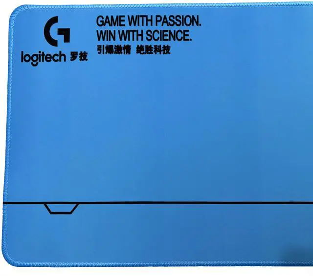 Alt view image 5 of 5 - Logitech DESK MAT Large Fine Surface gaming Mouse Pad, 31.5*12*0.2 in, Long Thickened, Non-Slip Rubber Backing, Low Friction, 80cm*30cm*0.3cm, F005-4-blue
