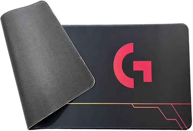 Alt view image 6 of 7 - Logitech DESK MAT Large Fine Surface gaming Mouse Pad, 31.5*12*0.2in, Long Thickened, Non-Slip Rubber Backing, Low Friction, 80cm*30cm*0.3cm, F005-6 black pink