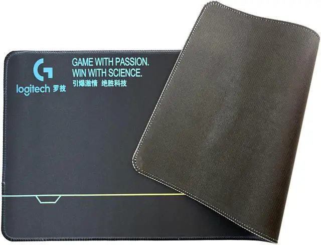 Alt view image 5 of 7 - Logitech DESK MAT Large Fine Surface gaming Mouse Pad, 31.5*12*0.2in, Long Thickened, Non-Slip Rubber Backing, Low Friction, 80cm*30cm*0.3cm, F005-6 black pink