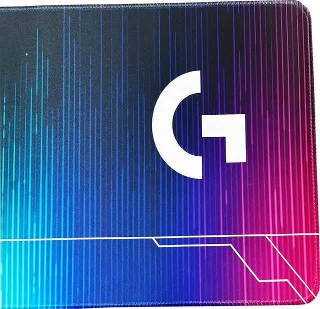 Alt view image 7 of 7 - Logitech DESK MAT Large Fine Surface gaming Mouse Pad, 31.5*12*0.2in, Long Thickened, Non-Slip Rubber Backing, Low Friction,80cm*30cm*0.3cm, F005-9-colorful