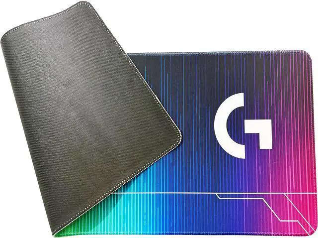 Alt view image 5 of 7 - Logitech DESK MAT Large Fine Surface gaming Mouse Pad, 31.5*12*0.2in, Long Thickened, Non-Slip Rubber Backing, Low Friction,80cm*30cm*0.3cm, F005-9-colorful