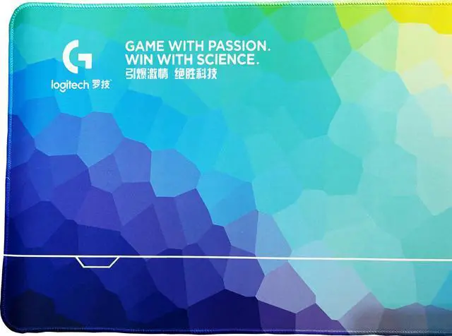 Alt view image 7 of 7 - Logitech DESK MAT Large Fine Surface gaming Mouse Pad, 31.5*12*0.2 in, Long Thickened, Non-Slip Rubber Backing, Low Friction, 80cm*30cm*0.3cm, F005-10-colorful
