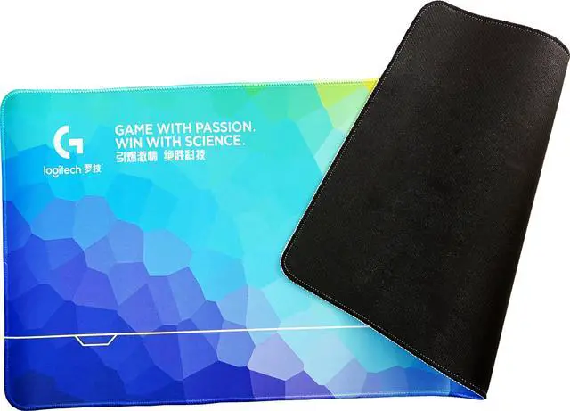 Alt view image 6 of 7 - Logitech DESK MAT Large Fine Surface gaming Mouse Pad, 31.5*12*0.2 in, Long Thickened, Non-Slip Rubber Backing, Low Friction, 80cm*30cm*0.3cm, F005-10-colorful