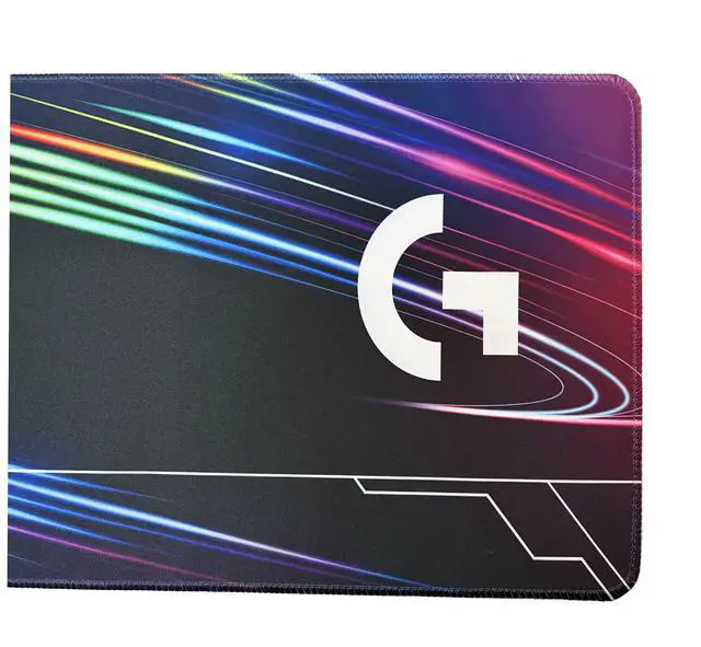 Alt view image 6 of 7 - Logitech DESK MAT Large Fine Surface gaming Mouse Pad, 31.5*12*0.2in, Long Thickened, Non-Slip Rubber Backing, Low Friction, 80cm*30cm*0.3cm, F005-13 black purle