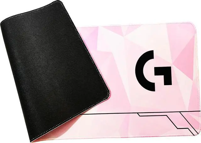 Alt view image 4 of 7 - Logitech DESK MAT Large Fine Surface gaming Mouse Pad, 31.5*12*0.2in, Long Thickened, Non-Slip Rubber Backing, Low Friction, 80cm*30cm*0.3cm, F005-14-pink