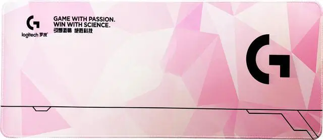 Alt view image 7 of 7 - Logitech DESK MAT Large Fine Surface gaming Mouse Pad, 31.5*12*0.2in, Long Thickened, Non-Slip Rubber Backing, Low Friction, 80cm*30cm*0.3cm, F005-14-pink