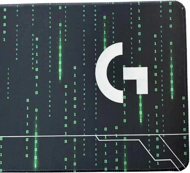 Alt view image 3 of 6 - Logitech DESK MAT Large Fine Surface gaming Mouse Pad, 31.5*12*0.2 in, Long Thickened, Non-Slip Rubber Backing, Low Friction, 80cm*30cm*0.3cm, F005-17 black green