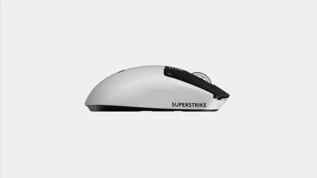 Alt view image 4 of 7 - Logitech PRO X2 SUPERSTRIKE LIGHTSPEED Wireless Gaming Mouse, Ultra-Fast Performance, Ultra Lightweight (61 g), Customizable Click Haptics, USB-C charging, for PC/Mac/Laptop