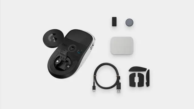Alt view image 7 of 7 - Logitech PRO X2 SUPERSTRIKE LIGHTSPEED Wireless Gaming Mouse, Ultra-Fast Performance, Ultra Lightweight (61 g), Customizable Click Haptics, USB-C charging, for PC/Mac/Laptop