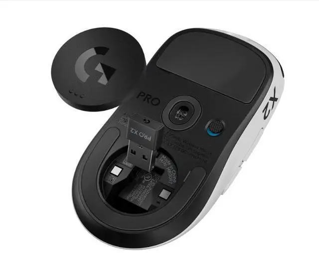 Alt view image 6 of 7 - Logitech PRO X2 SUPERSTRIKE LIGHTSPEED Wireless Gaming Mouse, Ultra-Fast Performance, Ultra Lightweight (61 g), Customizable Click Haptics, USB-C charging, for PC/Mac/Laptop