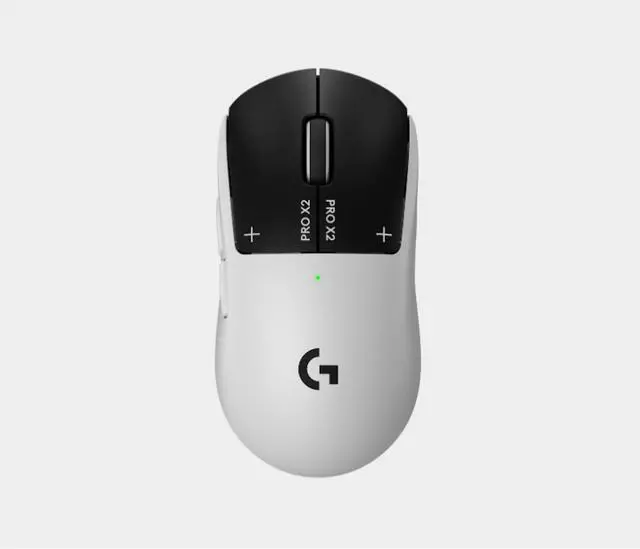 Main image of Logitech PRO X2 SUPERSTRIKE LIGHTSPEED Wireless Gaming Mouse, Ultra-Fast Performance, Ultra Lightweight (61 g), Customizable Click Haptics, USB-C charging, for PC/Mac/Laptop