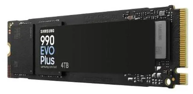 Alt view image 3 of 7 - SAMSUNG 990 EVO Plus 1TB Internal NVMe M.2 2280 SSD, PCIe Gen4 x4 / Gen5 x2 NVMe 2.0, Up to 7150MB/s Read 6300MB/s Write, V-NAND TLC, HMB, 600TBW, AES 256 Encryption, Max 9g, Gaming PC Laptop Storage