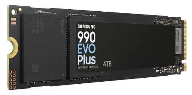 Alt view image 4 of 7 - SAMSUNG 990 EVO Plus 1TB Internal NVMe M.2 2280 SSD, PCIe Gen4 x4 / Gen5 x2 NVMe 2.0, Up to 7150MB/s Read 6300MB/s Write, V-NAND TLC, HMB, 600TBW, AES 256 Encryption, Max 9g, Gaming PC Laptop Storage