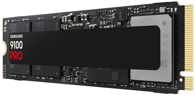Alt view image 4 of 7 - SAMSUNG 9100 PRO 4TB Internal NVMe M.2 2280 SSD, PCIe Gen5 x4 NVMe 2.0, Up to 14800MB/s Read 13400MB/s Write, V-NAND TLC, 4GB DRAM Cache, 2400TBW, AES 256 Encryption, Max 9g,Gaming PC Laptop Storage