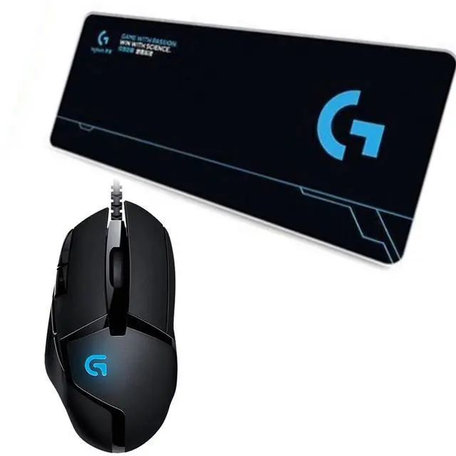 Main image of Logitech (G) G402 Lightweight Wired Gaming Mouse + DESK MAT F005-15-black Fine Surface Mouse Pad Combo, Macro Programming, 7200DPI, Suitable for Small Hands, 80cm*30cm Low Friction, Long Thickened, No