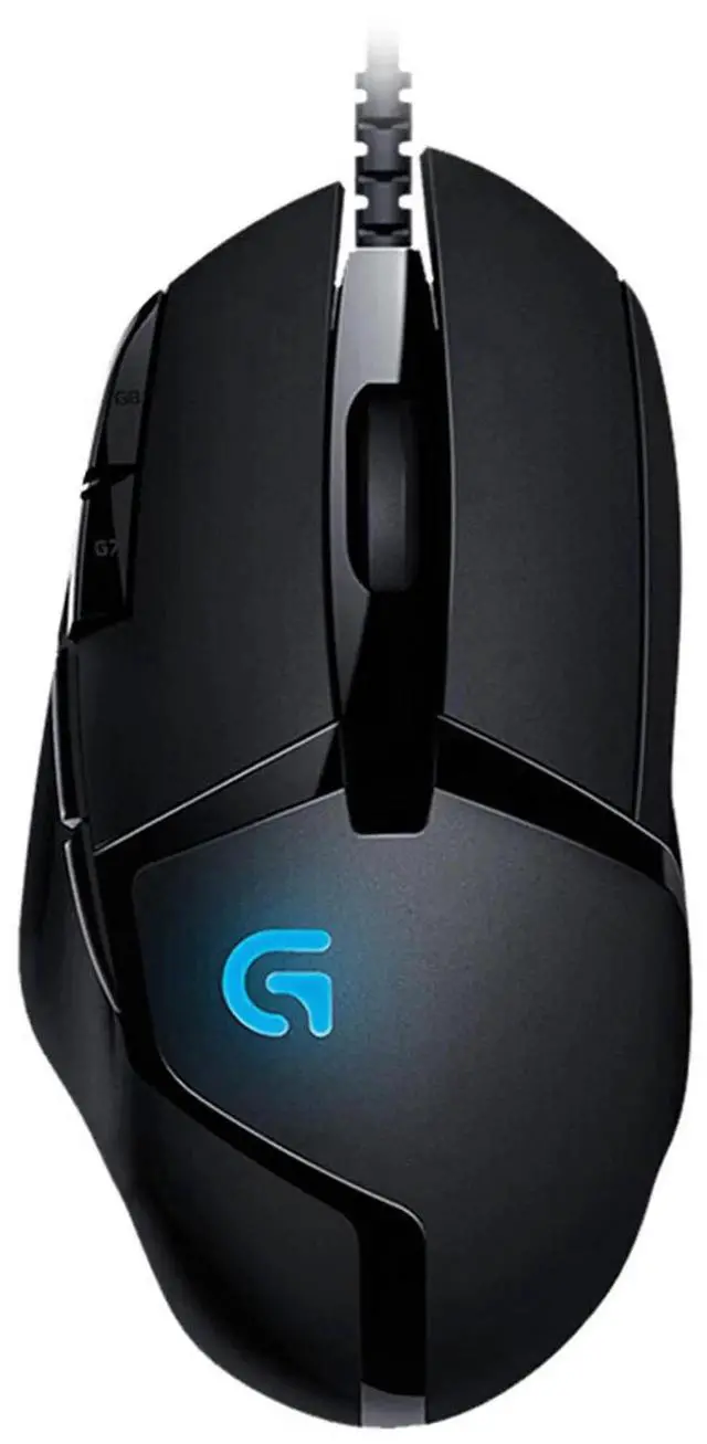 Alt view image 2 of 7 - Logitech (G) G402 Lightweight Wired Gaming Mouse + DESK MAT F005-3 black blue Fine Surface Mouse Pad Combo, Macro Programming, 7200DPI, Suitable for Small Hands, 70cm*30cm Low Friction, Long Thickened