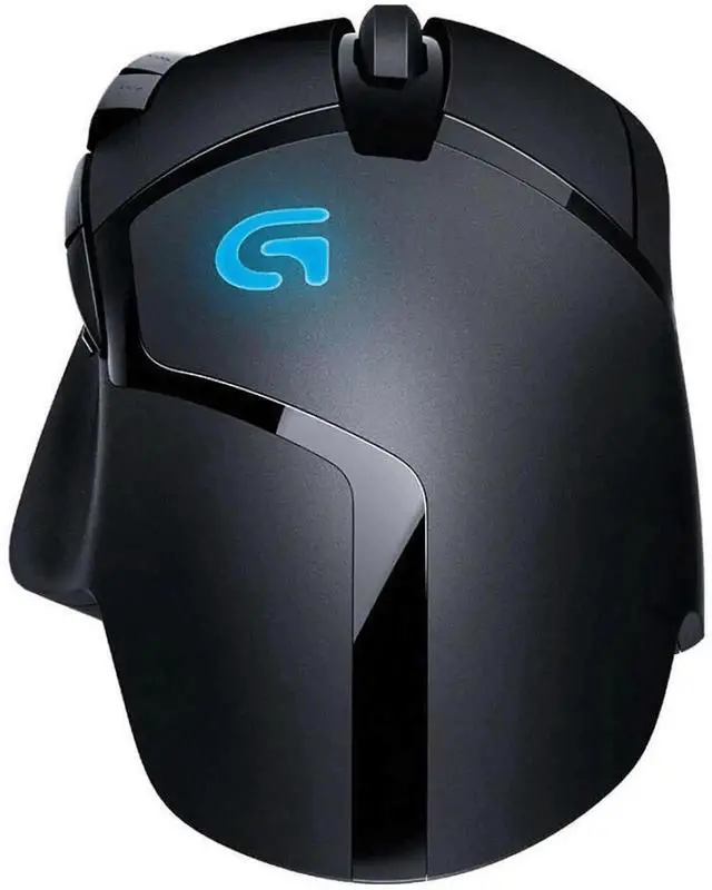 Alt view image 6 of 7 - Logitech (G) G402 Lightweight Wired Gaming Mouse + DESK MAT F005-3 black blue Fine Surface Mouse Pad Combo, Macro Programming, 7200DPI, Suitable for Small Hands, 80cm*30cm Low Friction, Long Thickened