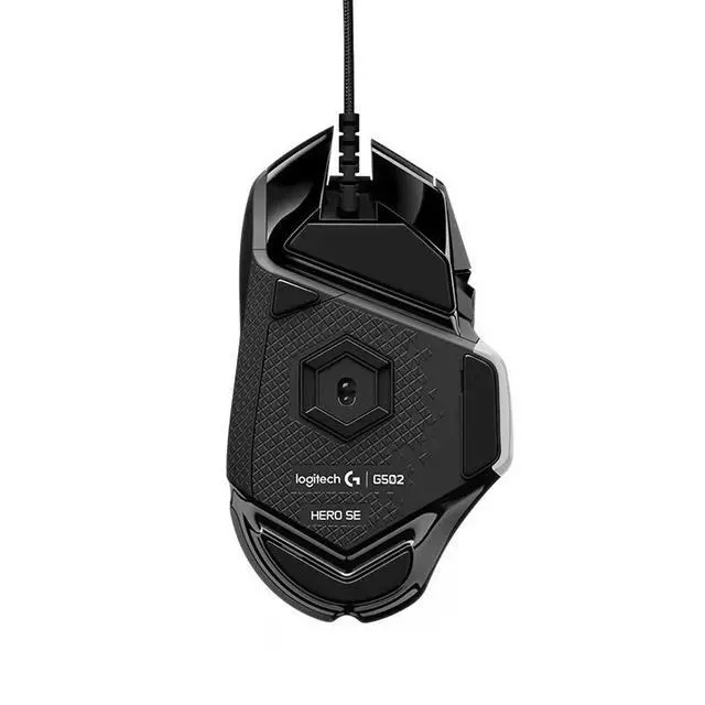 Alt view image 7 of 7 - Logitech (G) G502 SE PANDA Wired Gaming Mouse + DESK MAT F005-3 black blue Fine Surface Mouse Pad Combo, Optical Mechanical Hybrid Micro Motion, HERO Engine, 80cm*30cm Low Friction, Long Thickened, No