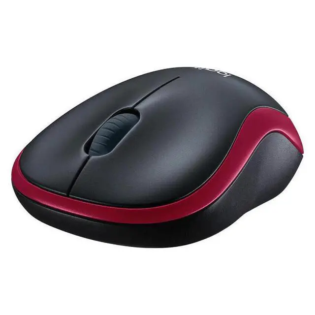 Alt view image 4 of 7 - Logitech M186 Wireless Office Mouse + DESK MAT F005-1-red Fine Surface Mouse Pad Combo, 1000DPI, 3 Buttons, 2.4G Receiver, Black with Blue Trim, RED, 70cm*30cm Low Friction, Thickened, Non-Slip Rubber