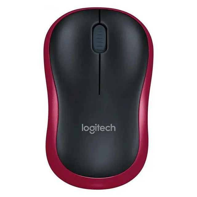 Alt view image 2 of 7 - Logitech M186 Wireless Office Mouse + DESK MAT F005-1-red Fine Surface Mouse Pad Combo, 1000DPI, 3 Buttons, 2.4G Receiver, Black with Blue Trim, RED, 70cm*30cm Low Friction, Thickened, Non-Slip Rubber