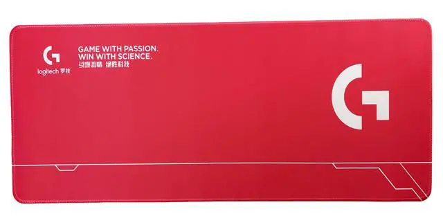 Alt view image 5 of 7 - Logitech M186 Wireless Office Mouse + DESK MAT F005-1-red Fine Surface Mouse Pad Combo, 1000DPI, 3 Buttons, 2.4G Receiver, Black with Blue Trim, RED, 70cm*30cm Low Friction, Thickened, Non-Slip Rubber