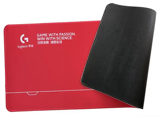 Alt view image 7 of 7 - Logitech M186 Wireless Office Mouse + DESK MAT F005-1-red Fine Surface Mouse Pad Combo, 1000DPI, 3 Buttons, 2.4G Receiver, Black with Blue Trim, RED, 70cm*30cm Low Friction, Thickened, Non-Slip Rubber