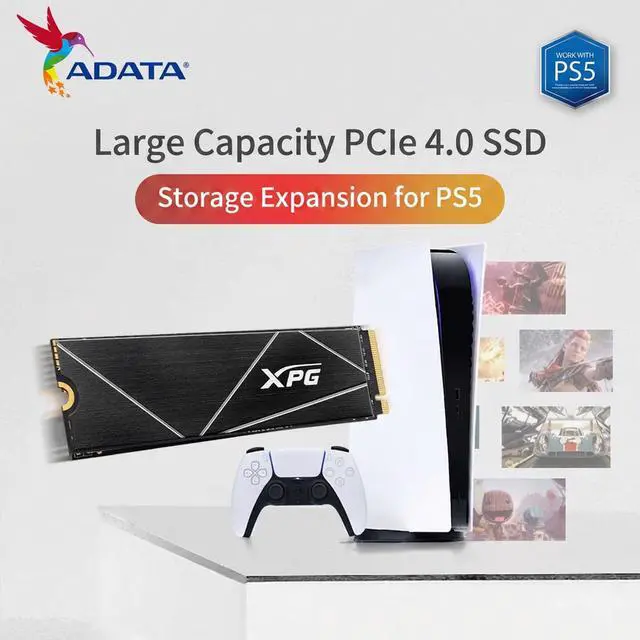 Alt view image 2 of 7 - ADATA XPG S70BLADE 2TB PCIe4.0 NVMe M.2 2280 Internal SSD, 7400MB/s Read, 6800MB/s Write, 2GB DRAM Cache, TLC NAND, PS5 Compatible