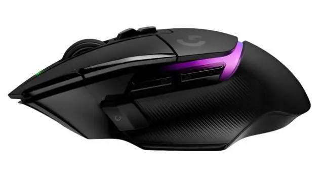 Alt view image 6 of 7 - Logitech G502 X PLUS LIGHTSPEED RGB Mouse + F0053 blackblue Fine Surface Pad Combo, LIGHTFORCE Switches, LIGHTSYNC RGB, HERO 25K Sensor, Thickened, NonSlip Backing, Low Friction, 31.5*12*0.2in,