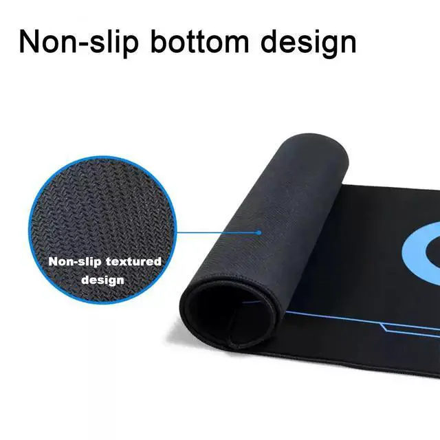 Alt view image 7 of 7 - Logitech B100 Wired Mouse + F00515black Fine Surface Pad Combo, USB Connect, 1000DPI, 3 Buttons, Thickened, NonSlip Backing, Low Friction, 28120.2in, 70cm30cm0.3cmBlack