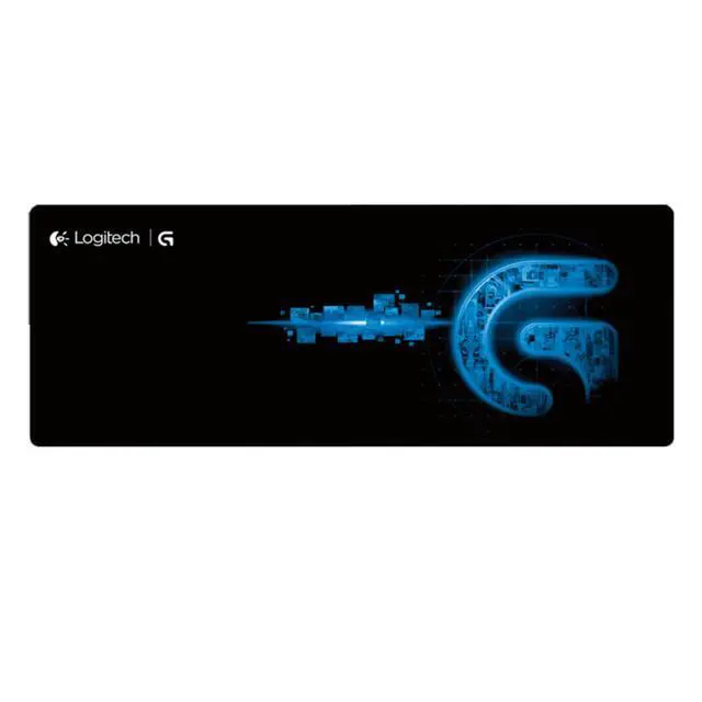 Alt view image 5 of 7 - Logitech B100 Wired Mouse + F0053 blackblue Fine Surface Pad Combo, USB Connect, 1000DPI, 3 Buttons, Thickened, NonSlip Backing, Low Friction, 28*12*0.2in, 70cm*30cm*0.3cm
