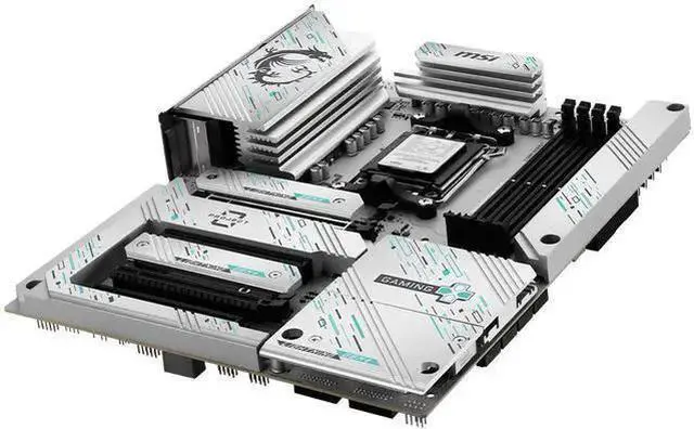 Alt view image 6 of 7 - MSI B850 GAMING PLUS WIFI PZ Motherboard & AMD Ryzen 7 9800X3D CPU Combo, 12+2+1 DRPS, DDR5, PCIe 5.0, Lighting Gen 5 x4 M.2, Wi-Fi 7, 5Gb LAN, USB 10Gbps Type-C