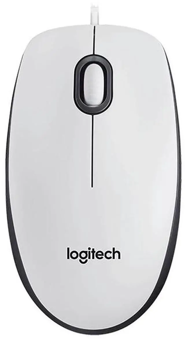 Main image of Logitech M100R Mouse wired Mouse, Office Mouse Light Mouse Symmetric Mouse, 1000dpi, for Windows® 7 or later/macOS 10.11 or later/ChromeOS, white