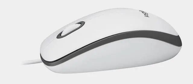 Alt view image 6 of 7 - Logitech M100R Mouse wired Mouse, Office Mouse Light Mouse Symmetric Mouse, 1000dpi, for Windows® 7 or later/macOS 10.11 or later/ChromeOS, white
