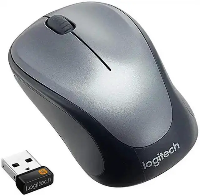 Alt view image 2 of 7 - Logitech M235 Wireless Mouse, Office home Mouse Symmetric Mouse with Wireless Micro Receiver, 1000dpi, 3buttons, for Windows® 7 or later/macOS 10.11 or later/ChromeOS, black