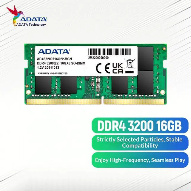 Alt view image 5 of 7 - ADATA 16GB DDR4 3200MHz SODIMM Laptop Memory, 260Pin DDR4 SDRAM Notebook RAM