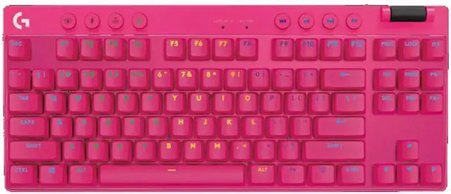 Alt view image 3 of 7 - Logitech G PRO X Superlight Wireless Mouse + G PRO X TKL RAPID Wired Keyboard + G840 Rose Mouse Pad Bundle, Pink, 31.50*11.81*0.12in Desk Mat, Gaming Set with Magnetic Analog Switches & 25600DPI