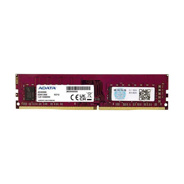 Alt view image 3 of 6 - ADATA 16GB DDR4 2666MHz UDIMM Desktop Memory, 288Pin DDR4 SDRAM Desktop RAM