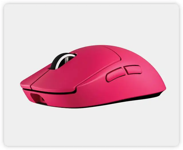 Alt view image 4 of 7 - Logitech G PRO X Superlight 2c Wireless Mouse + G PRO X TKL RAPID Wired Keyboard + G840 RosePink Mouse Pad Bundle, Red Pink, 31.50*11.81*0.12in Desk Mat, Gaming Set with Magnetic Switches & 44K DPI